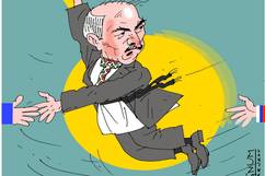 Лукашенко в ролята на „хитрата сврака с двата крака“